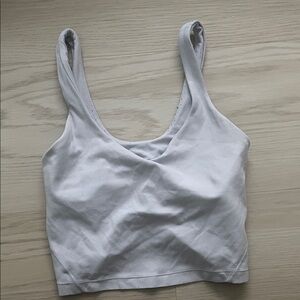 lululemon athletica Light Gray Tank Top